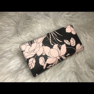 Kate Spade Leather Floral Wallet